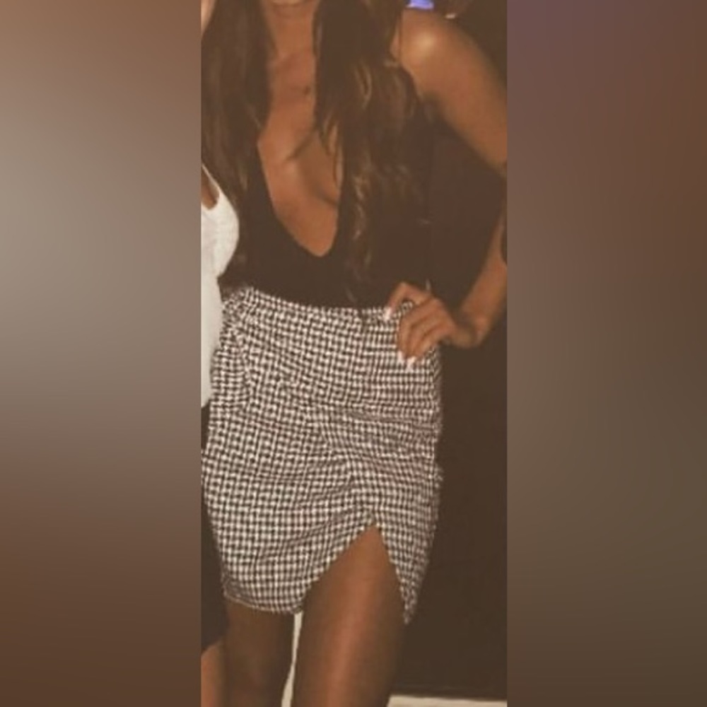 Plunge neck boysuit